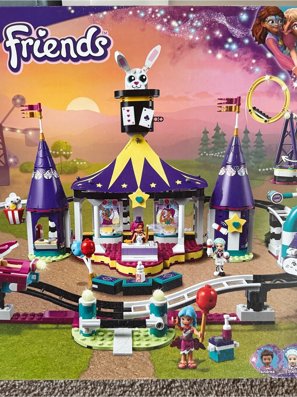 HUGE Friends Carnival Playset - Purple & Yellow Kids Toy, #41685